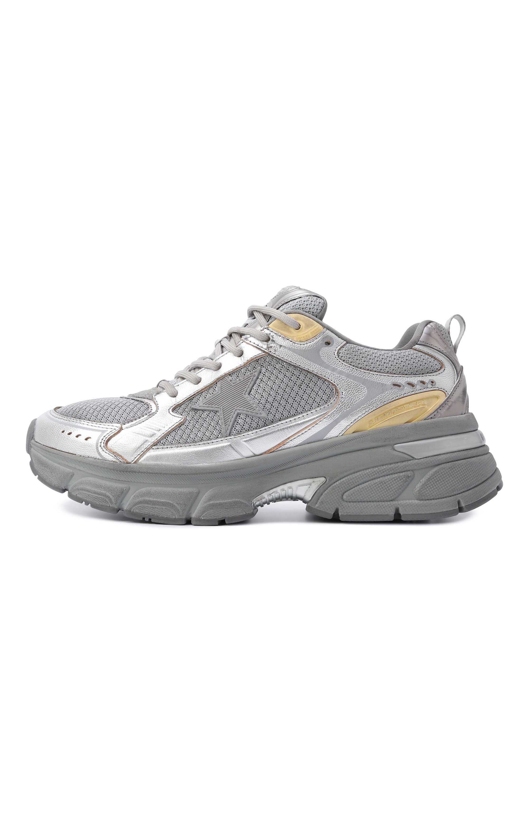 Комбинированные кроссовки lightstar GOLDEN GOOSE DELUXE BRAND, арт. GWF00724.F006475, фото 4