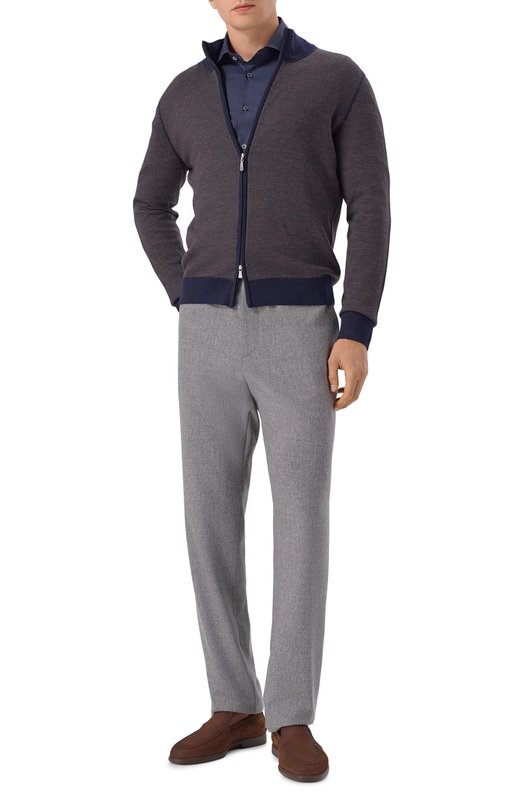 Хлопковая сорочка Corneliani 26P002-2611474 Синий  26P002-2611474 Фото 2