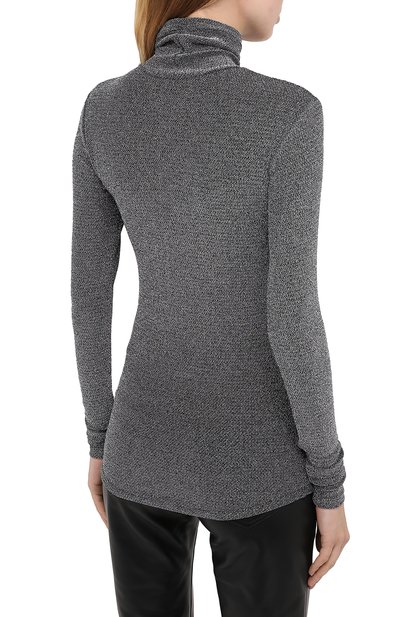 Водолазка ISABEL MARANT серебряного цвета по цене 26800 руб., арт. TS0768-20A034I/W0YELA, фото 4 Водолазка ISABEL MARANT, арт. TS0768-20A034I/W0YELA, фото 4