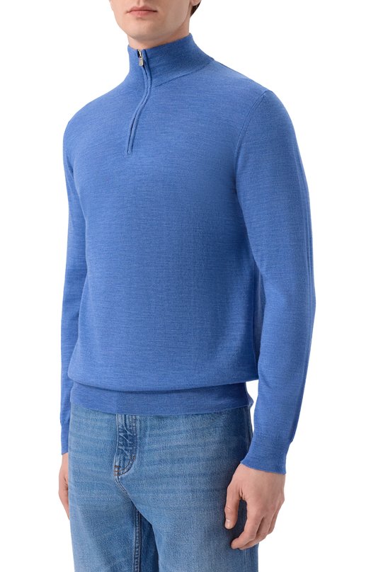 Шерстяной джемпер Andrea Campagna M5625-6688 Голубой  M5625-6688 Фото 3