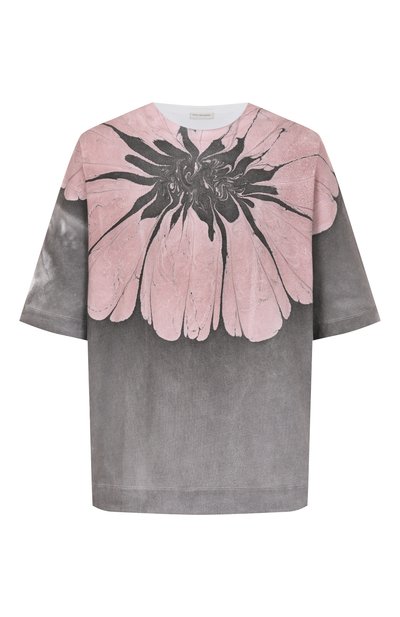 Мужская хлопковая футболка DRIES VAN NOTEN, арт. 251-021114-1603