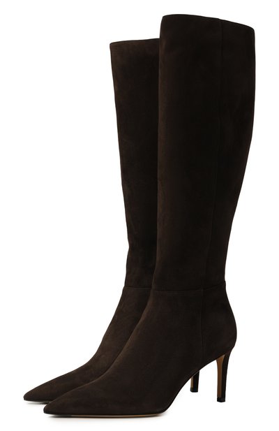 Женские замшевые сапоги KITON, арт. D58833K0525F06