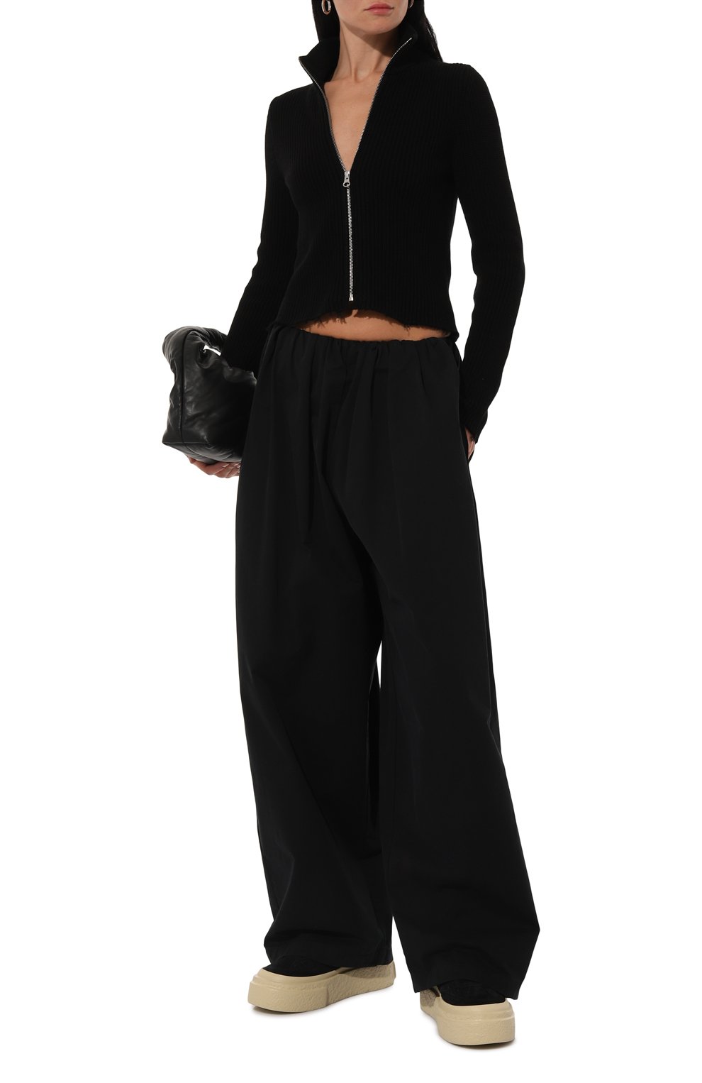 Хлопковые брюки MM6, арт. S52KA0501/M35148, фото 2