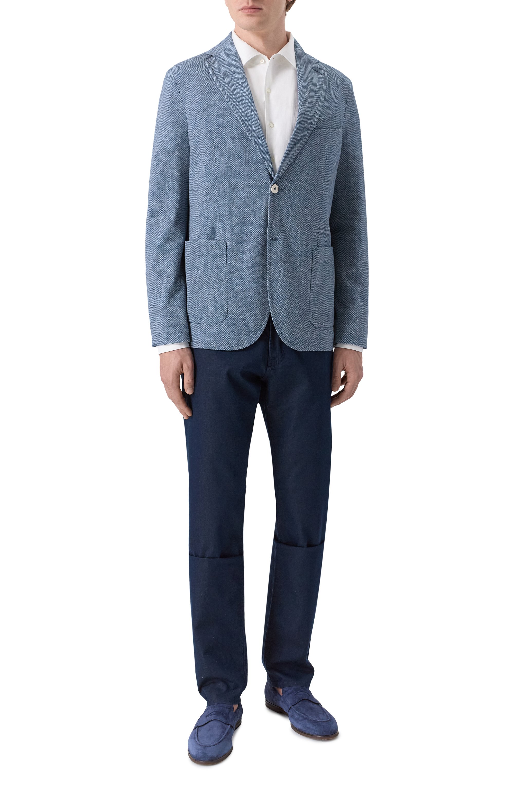 Хлопковый пиджак CIRCOLO 1901, арт. CN5245, фото 2