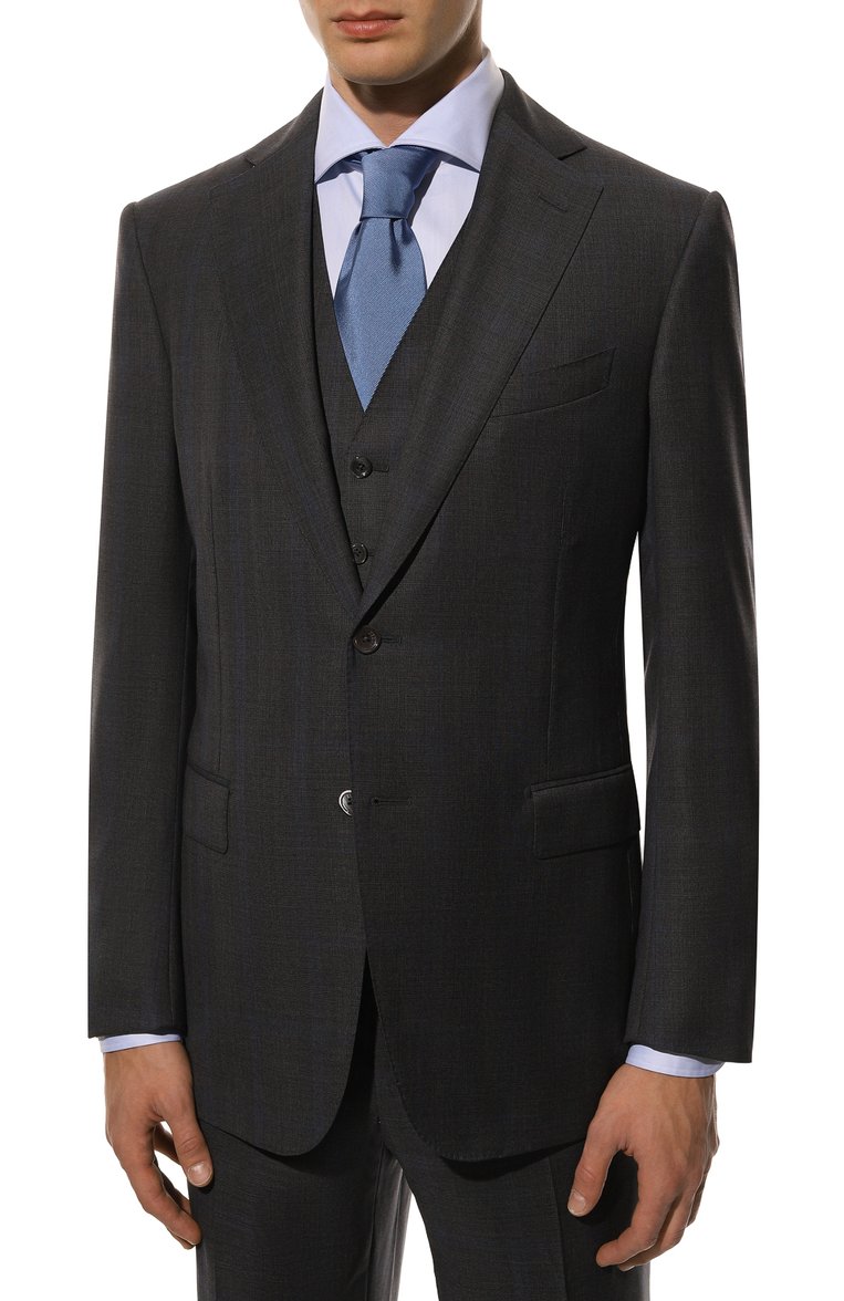 Шерстяной костюм-тройка ZILLI, арт. MQ-AN22Z2/MPQ-005--46530/0001, фото 2