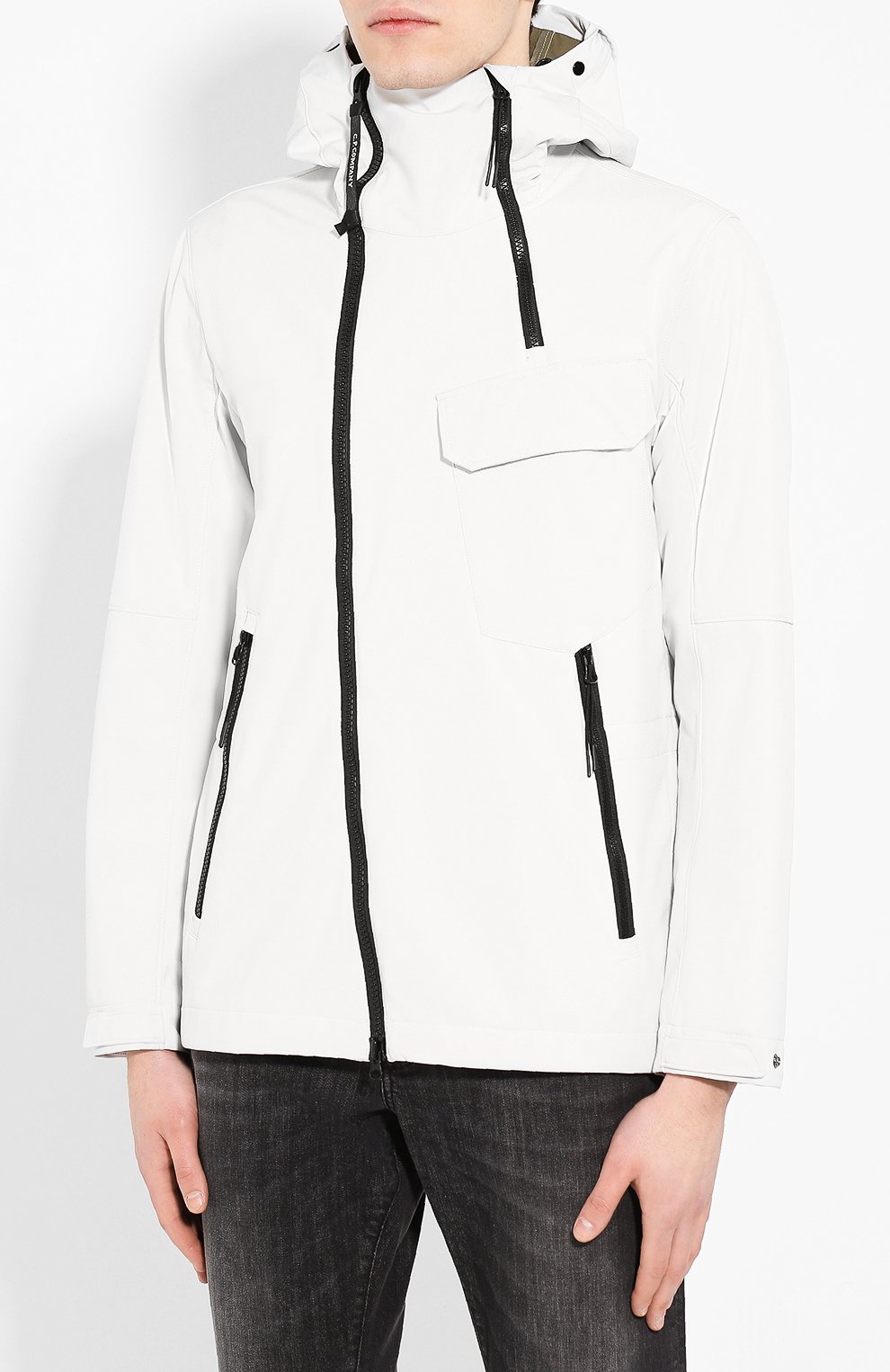 Куртка C.P. COMPANY белого цвета по цене 38050 руб., арт. 08CM0W042A-005659A, фото 3 Куртка C.P. COMPANY, арт. 08CM0W042A-005659A, фото 3