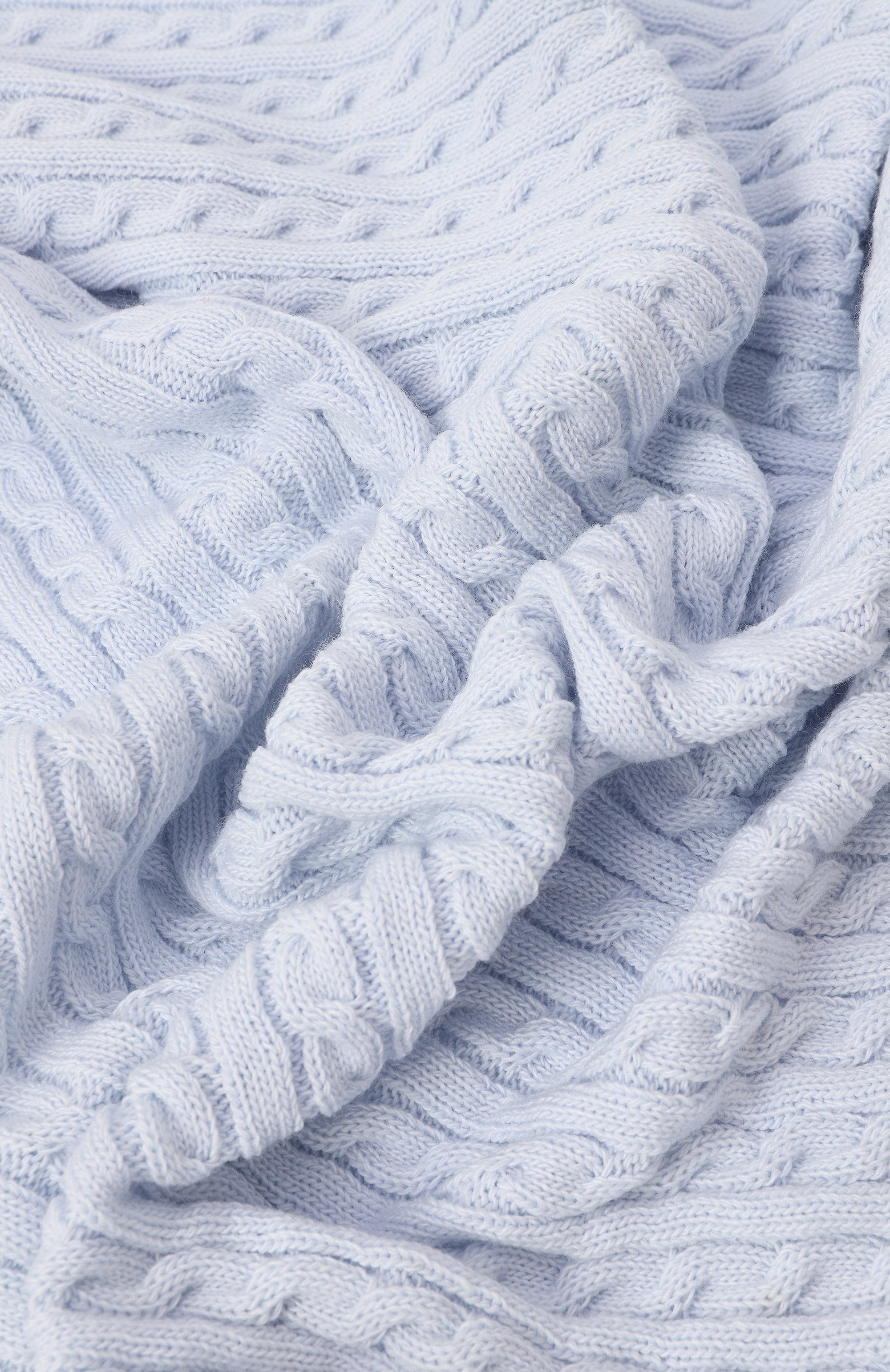 Шерстяной плед WOOL AND COTTON, арт. VMLPL-косы, фото 2