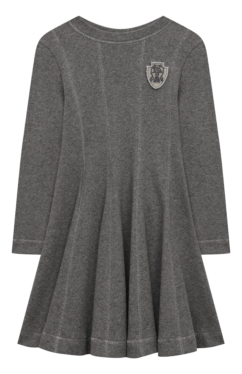 Платье из хлопка и кашемира BRUNELLO CUCINELLI, арт. BB056A315A, фото 1