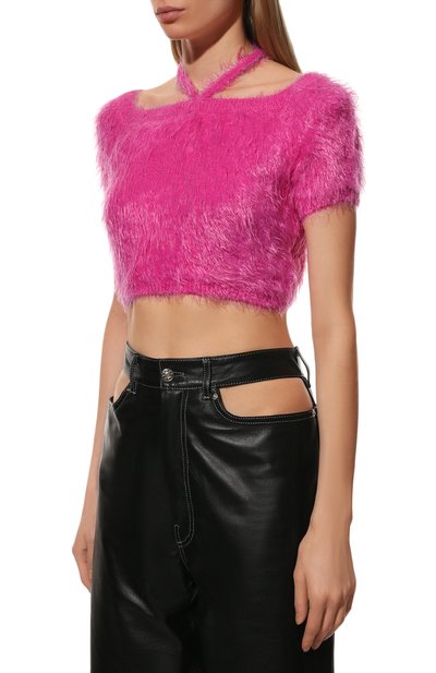 Топ MSGM фуксия цвета по цене 26750 руб., арт. 3341MDT112 227775, фото 3 Топ MSGM, арт. 3341MDT112 227775, фото 3