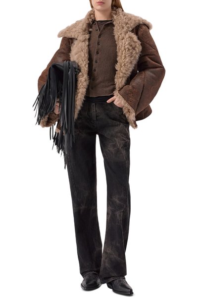 Дубленка из овчины ANN DEMEULEMEESTER, арт. B0013413/FR006, фото 2