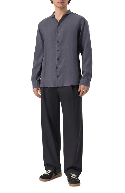 Льняная рубашка Hannes Roether ES29RA.601 Серый  ES29RA.601 Фото 2