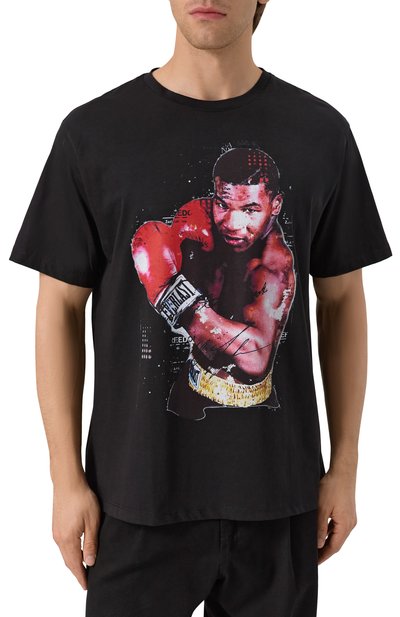 Хлопковая футболка BISIBIGLIO, арт. RED GL0V SIGN, фото 3