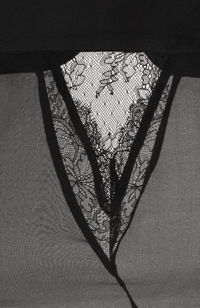 Шелковый топ LIVY черного цвета по цене 30870 руб., арт. 654816705, фото 4 Шелковый топ LIVY, арт. 654816705, фото 4