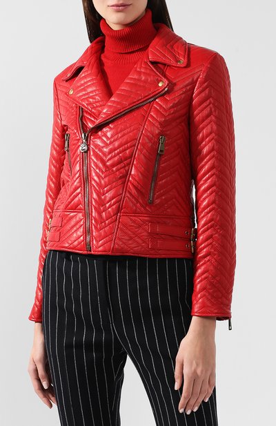 Кожаная куртка на молнии GUCCI, арт. 526789/XG666, фото 3