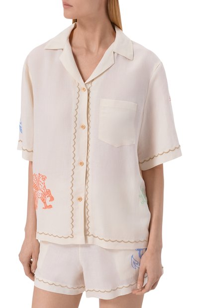 Рубашка из вискозы и льна SEA LEVEL, арт. SL9153SK, фото 3