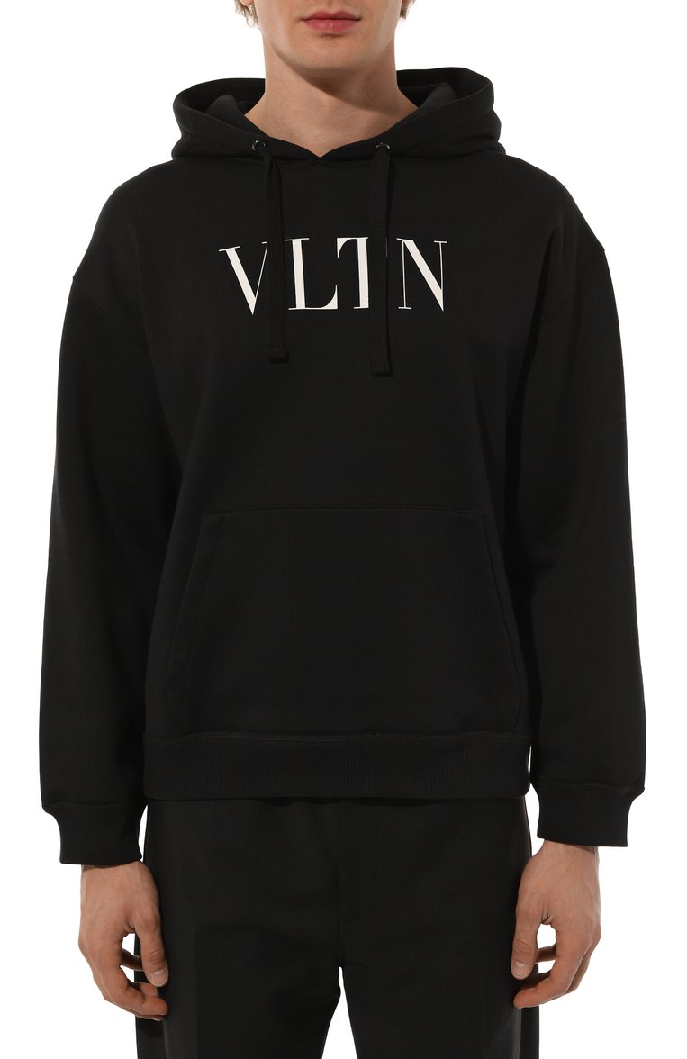 Хлопковое худи VALENTINO, арт. 5V3MF14F3TV, фото 3