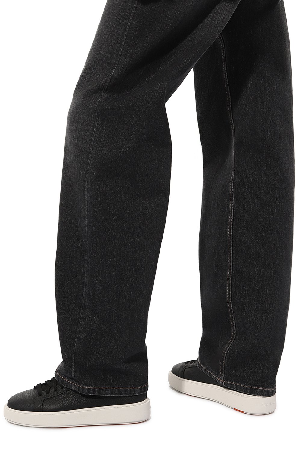 Кожаные кеды SANTONI, арт. WBCD60919BARCSQ4, фото 3