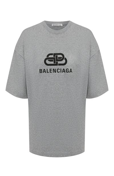 Женская хлопковая футболка BALENCIAGA, арт. 571205/TGV75