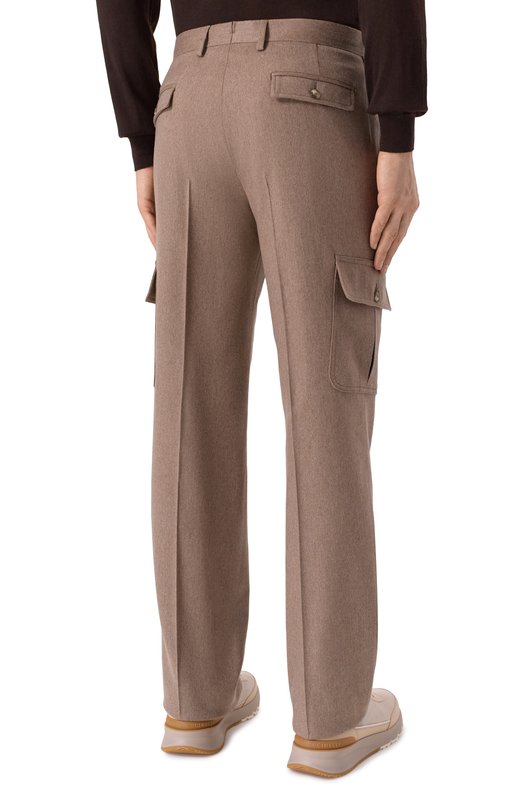 Шерстяные брюки-карго MVST M25.1MM.T412/981 Бежевый  M25.1MM.T412/981 Фото 4