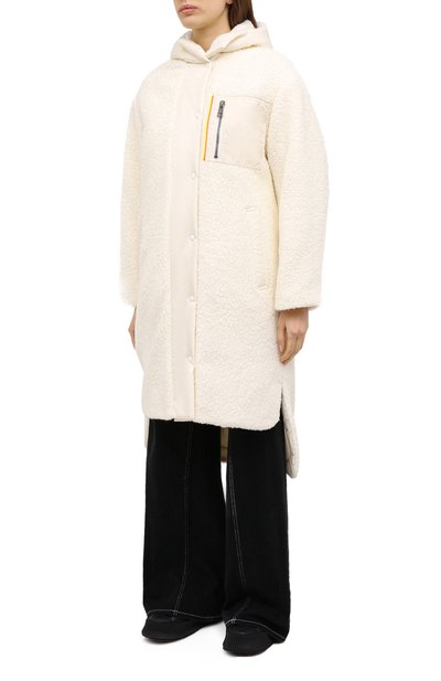 Пальто FORTE DEI MARMI COUTURE белого цвета по цене 63400 руб., арт. 20WF8503, фото 3 Пальто FORTE DEI MARMI COUTURE, арт. 20WF8503, фото 3