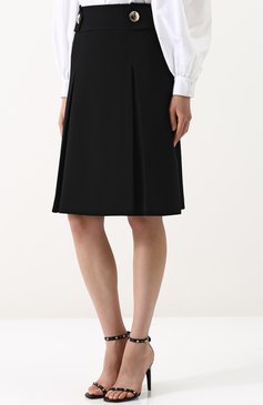 Однотонная юбка-миди с широким поясом EMILIO PUCCI, арт. 81RV15/81611, фото 1