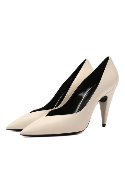 Кожаные туфли paris SAINT LAURENT, арт. 632612/1ZJ00, фото 1