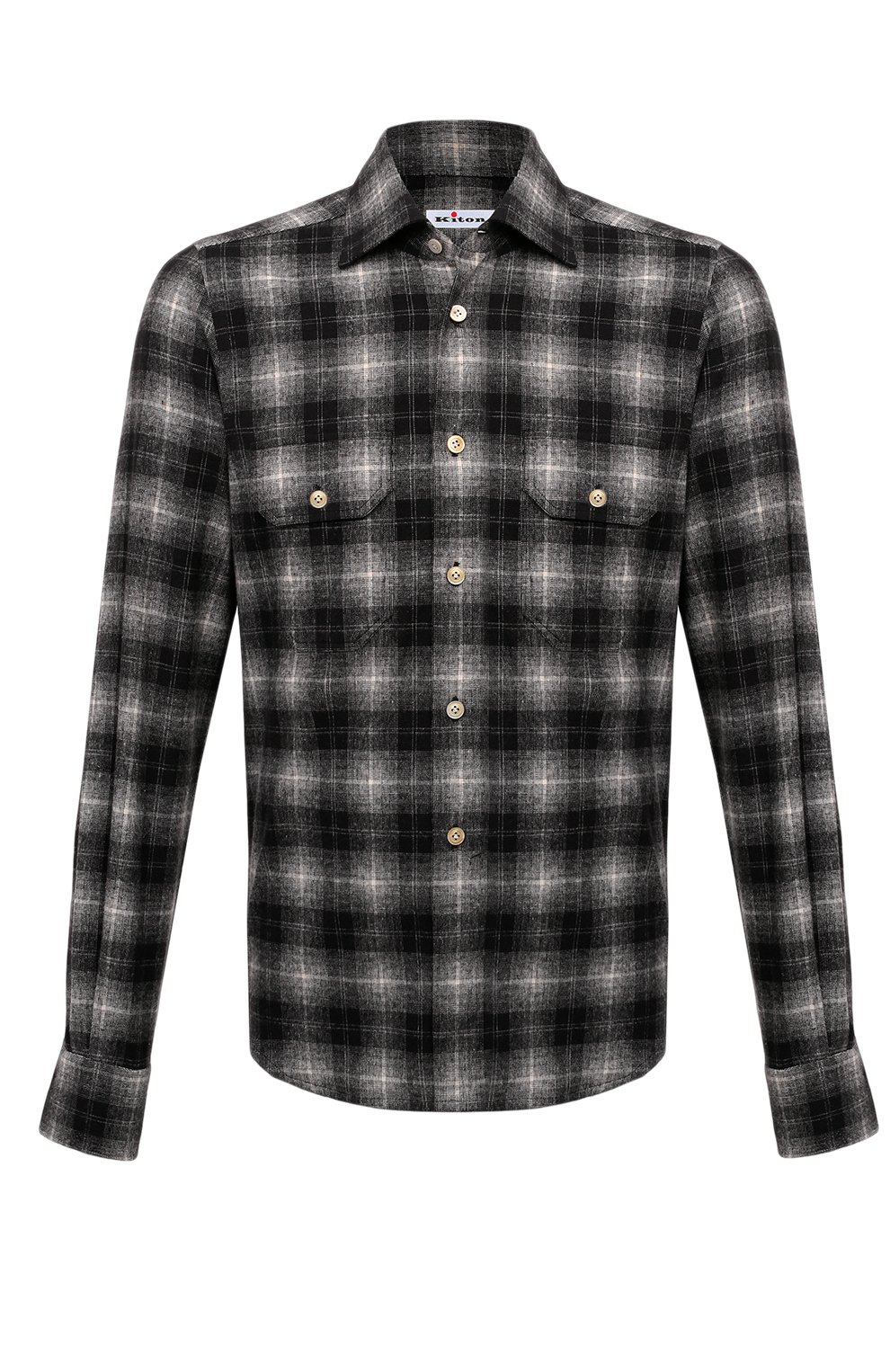 Хлопковая рубашка KITON, арт. UCWMH0903403, фото 1