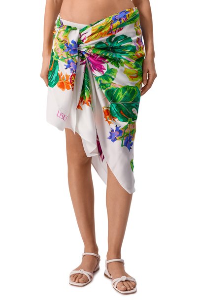 Парео из вискозы LISE CHARMEL разноцветного цвета по цене 33170 руб., арт. ASB6097, фото 3 Парео из вискозы LISE CHARMEL, арт. ASB6097, фото 3