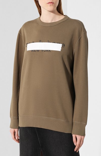 Хлопковый свитшот RAG AND BONE, арт. W294C53P4, фото 3