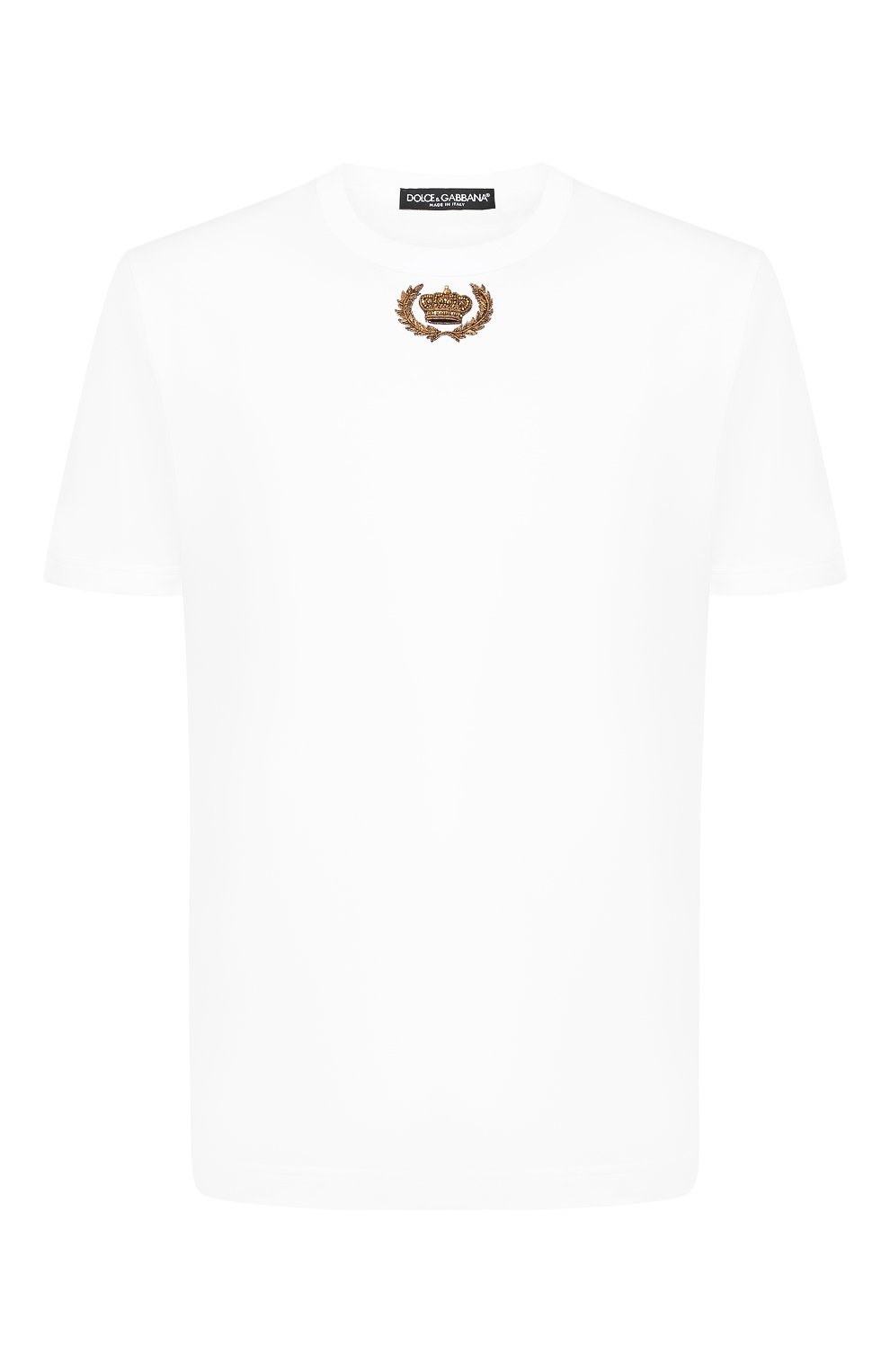 Хлопковая футболка с вышивкой DOLCE & GABBANA, арт. G8IV0Z/G7QJR, фото 1