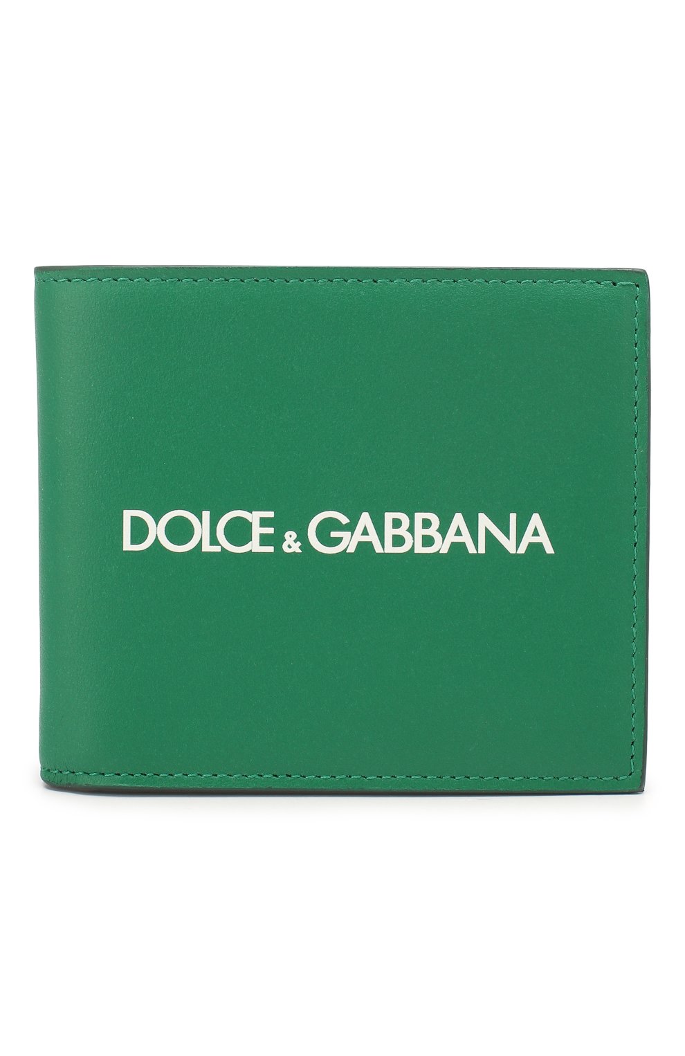Кожаное портмоне DOLCE & GABBANA зеленого цвета по цене 29950 руб., арт. BP1321/AA062, фото 1 Кожаное портмоне DOLCE & GABBANA, арт. BP1321/AA062, фото 1