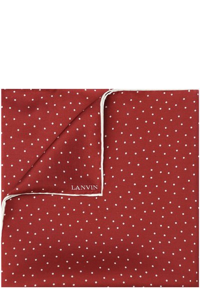 Мужской ш елковый платок с узором LANVIN, арт. 2716/HANDKERCHIEF
