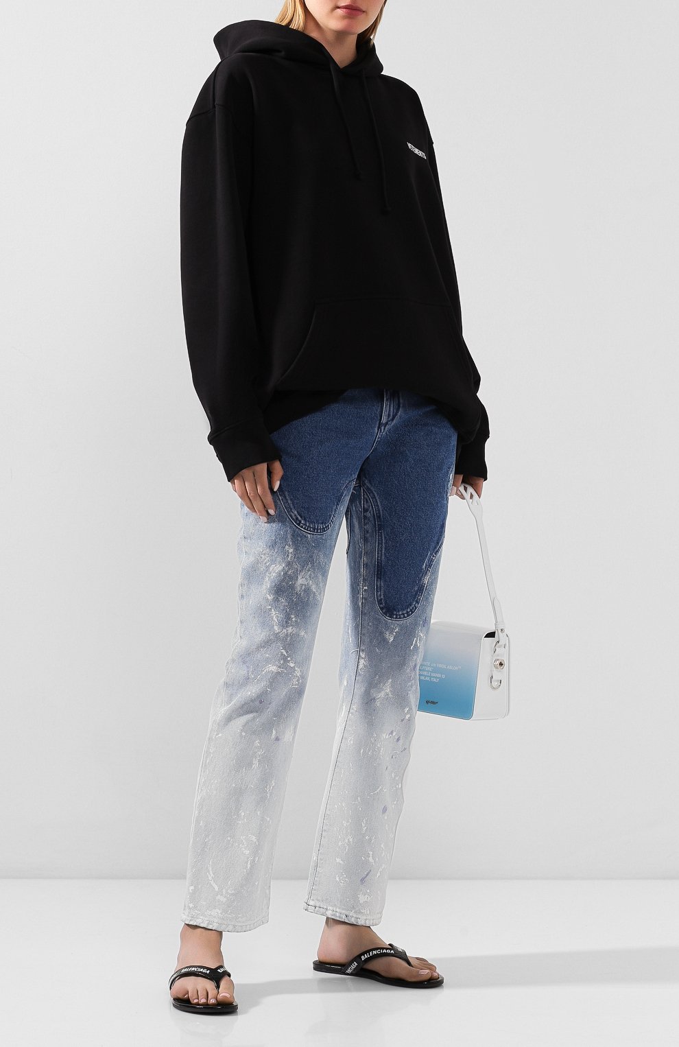 Хлопковое худи VETEMENTS, арт. UAH21TR535 1601/W, фото 2