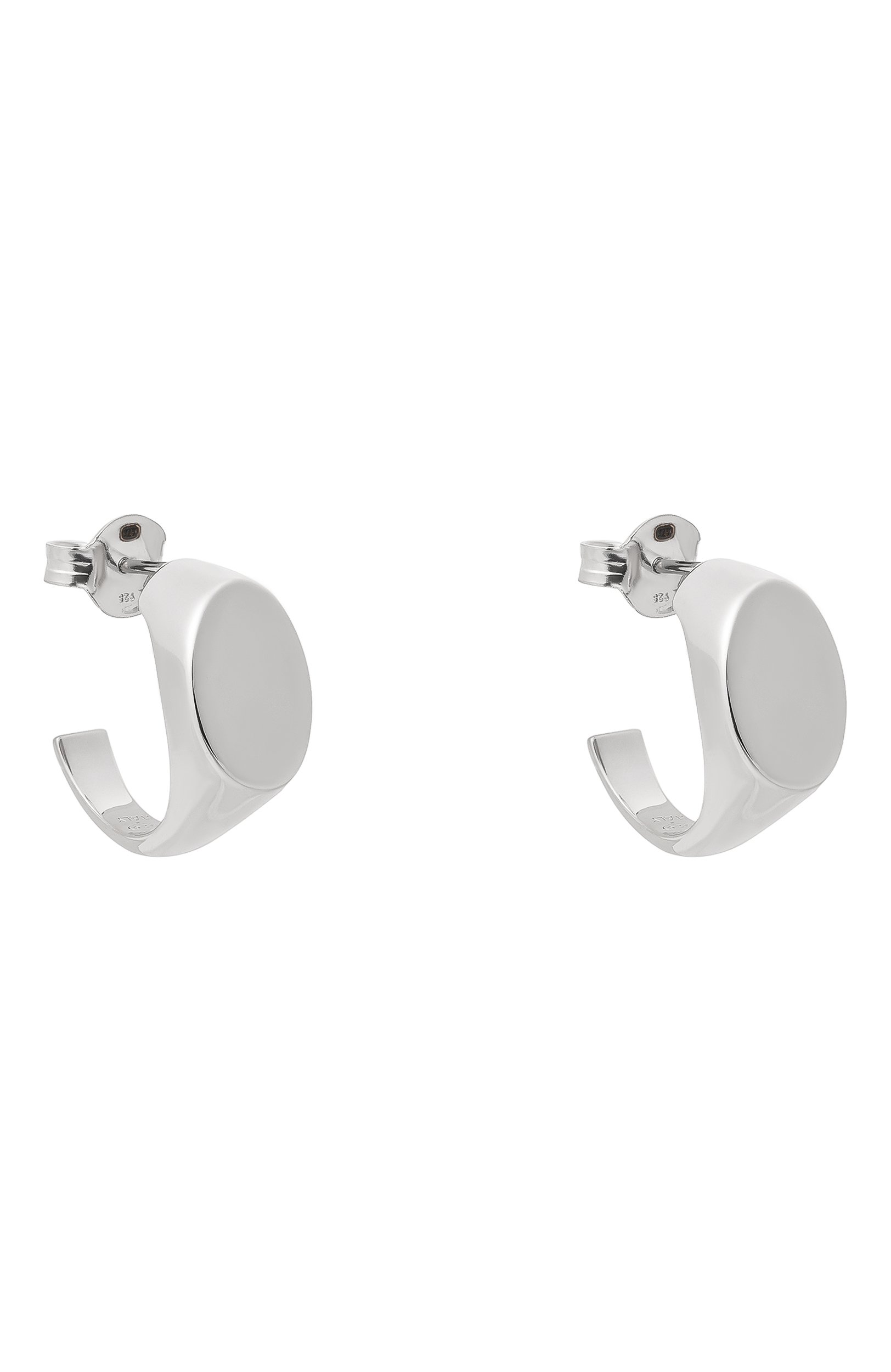 Серьги MAISON MARGIELA серебряного цвета по цене 82900 руб., арт. SM1VG0058/P9265, фото 3 Серьги MAISON MARGIELA, арт. SM1VG0058/P9265, фото 3