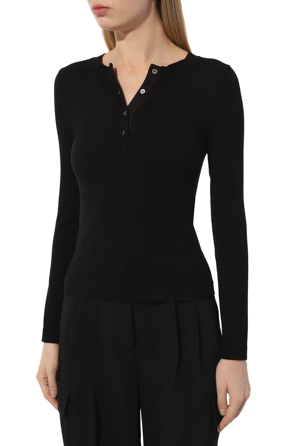 Лонгслив-хенли из вискозы JOHN ELLIOTT, арт. WA296C1210A, фото 3