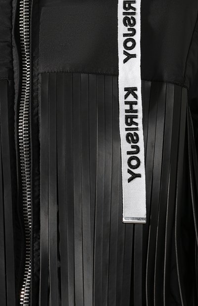 Пуховик с капюшоном KHRISJOY черного цвета по цене 154500 руб., арт. AFMW001/NYFR, фото 5 Пуховик с капюшоном KHRISJOY, арт. AFMW001/NYFR, фото 5