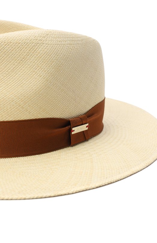 Соломенная шляпа Kiton D57765K0923D02 Кремовый  D57765K0923D02 Фото 3