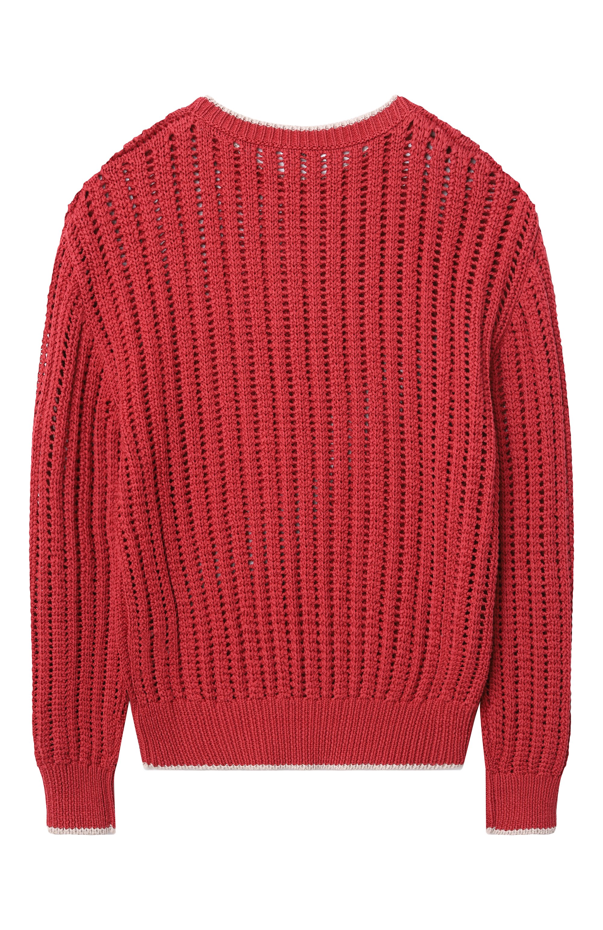 Хлопковый свитер BRUNELLO CUCINELLI, арт. BSBM52500B, фото 2