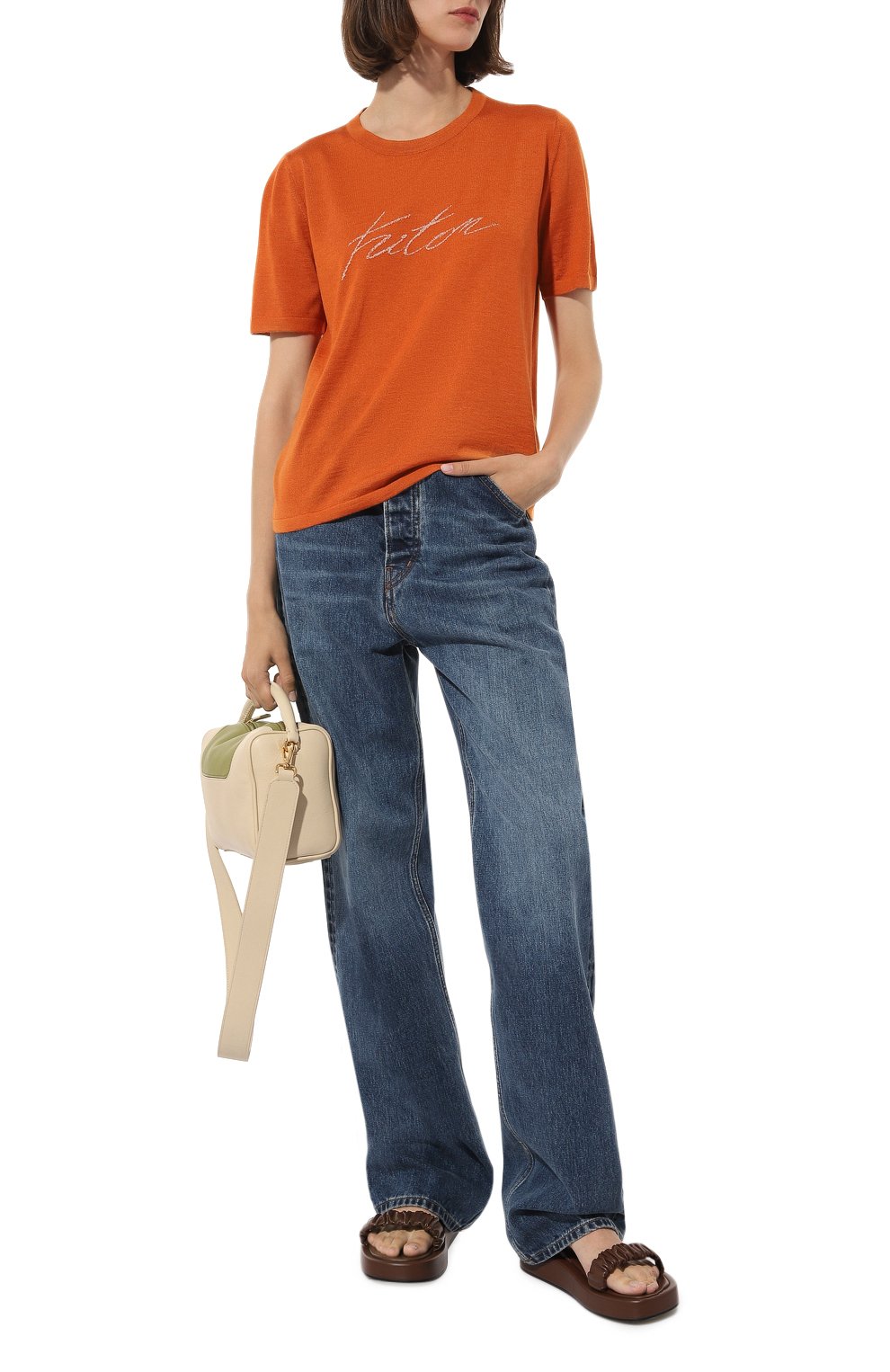 Футболка из кашемира и шелка KITON, арт. D55702, фото 2