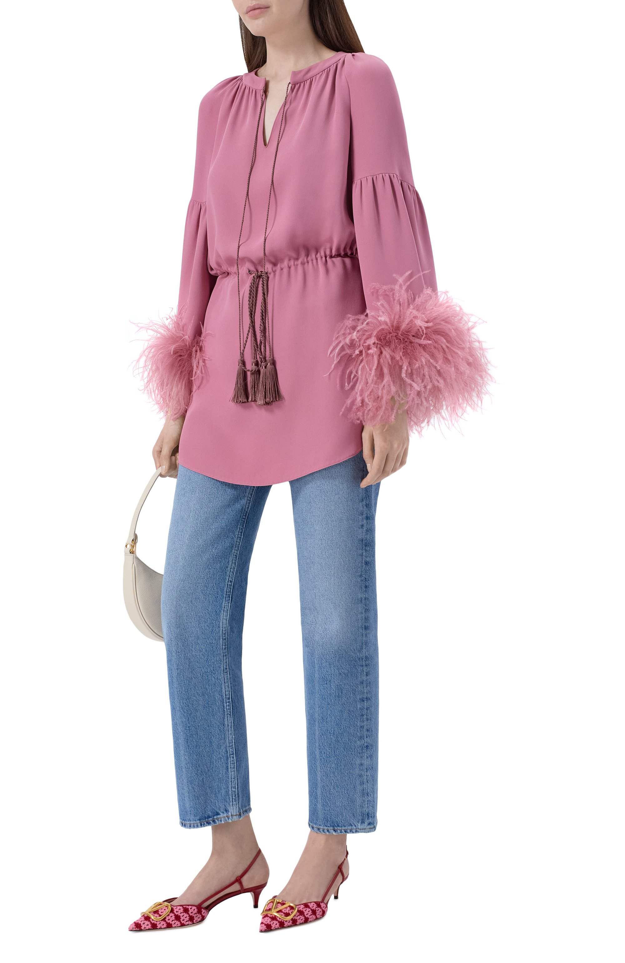 Текстильные туфли vlogo signature 40 VALENTINO, арт. 8W0S0Q70/JZU, фото 3