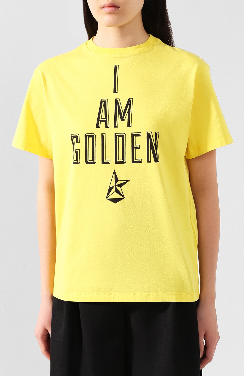 Хлопковая футболка GOLDEN GOOSE DELUXE BRAND, арт. G36WP024.06, фото 3