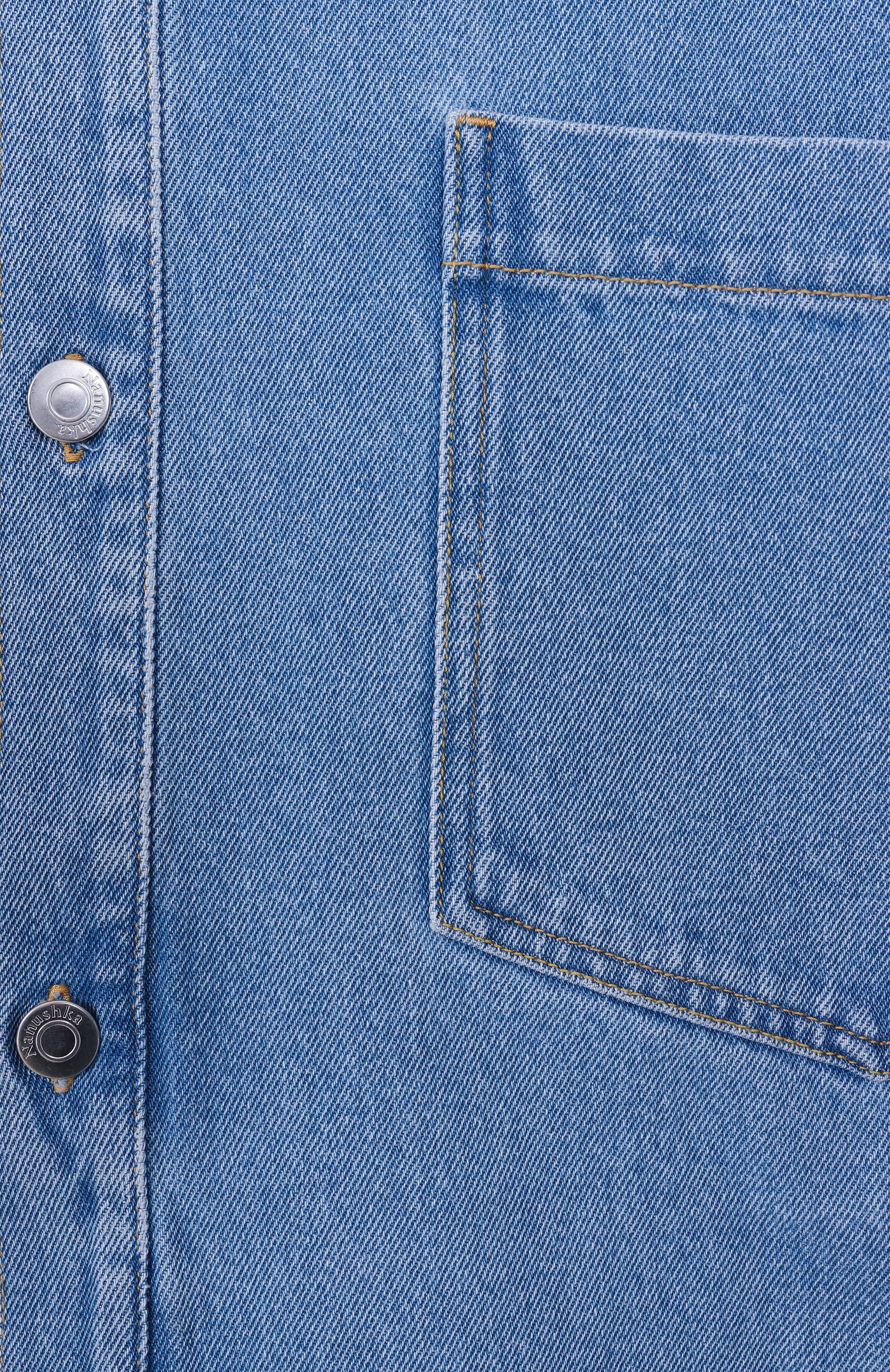 Комбинированная рубашка NANUSHKA, арт. NU25RSTP09753, фото 5