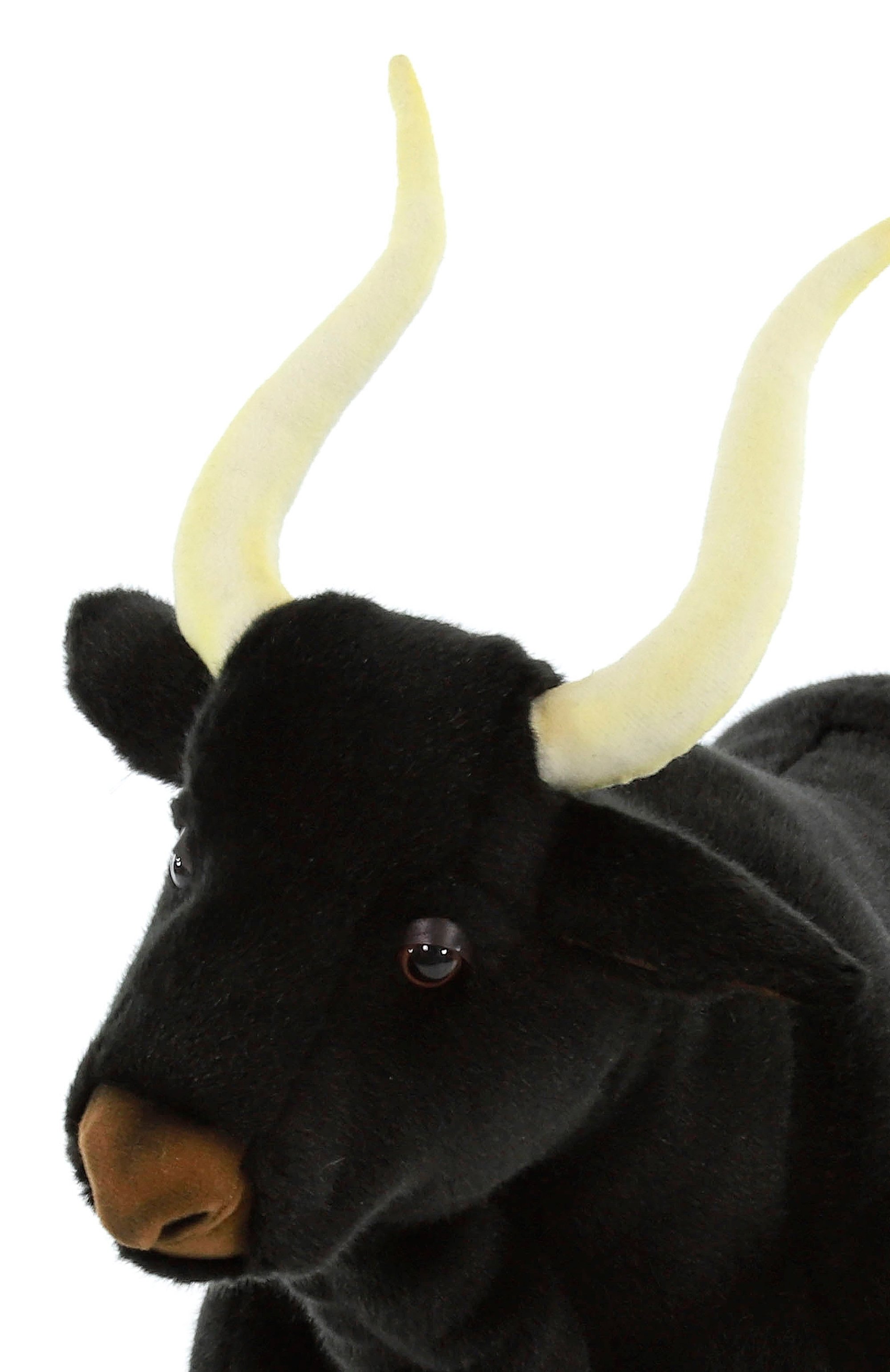 Мягкая игрушка черный бык HANSA, арт. 4628, фото 4