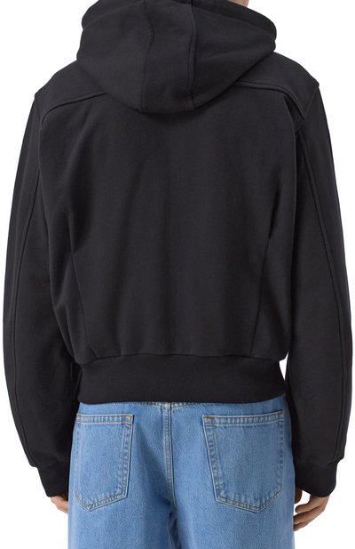 Хлопковая толстовка DRIES VAN NOTEN черного цвета по цене 83050 руб., арт. 251-021161-1610, фото 4 Хлопковая толстовка DRIES VAN NOTEN, арт. 251-021161-1610, фото 4
