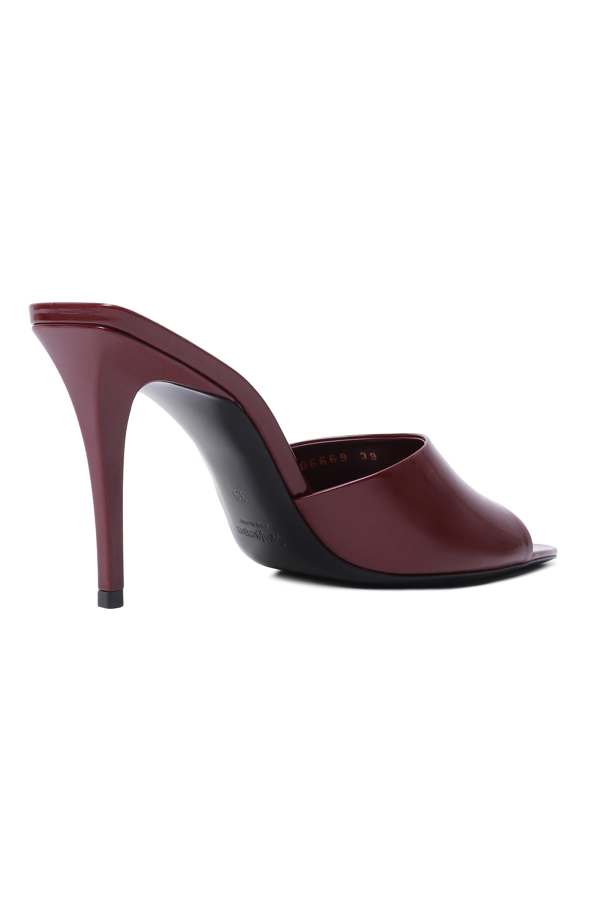 Лакированные мюли romy 90 SAINT LAURENT, арт. 806669/1TV00, фото 5