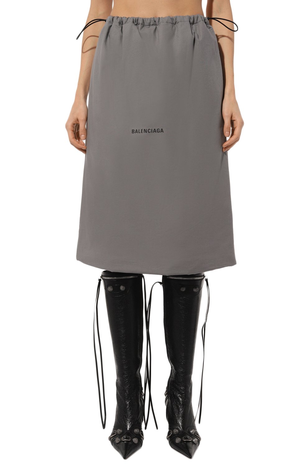 Хлопковая юбка BALENCIAGA, арт. 809438/TRM13, фото 3