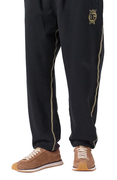 Замшевые кроссовки dg runner DOLCE & GABBANA, арт. CS2287/A9U95, фото 3