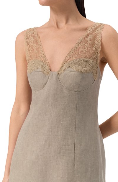 Льняное платье 12 STOREEZ, арт. 131438, фото 5