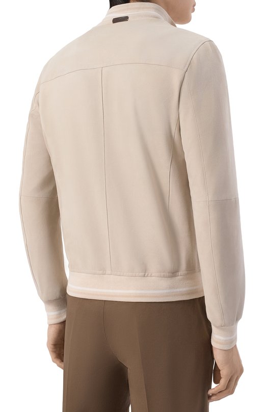 Замшевый бомбер Gimo's 6S20.1.053.52/PA Бежевый  6S20.1.053.52/PA Фото 4