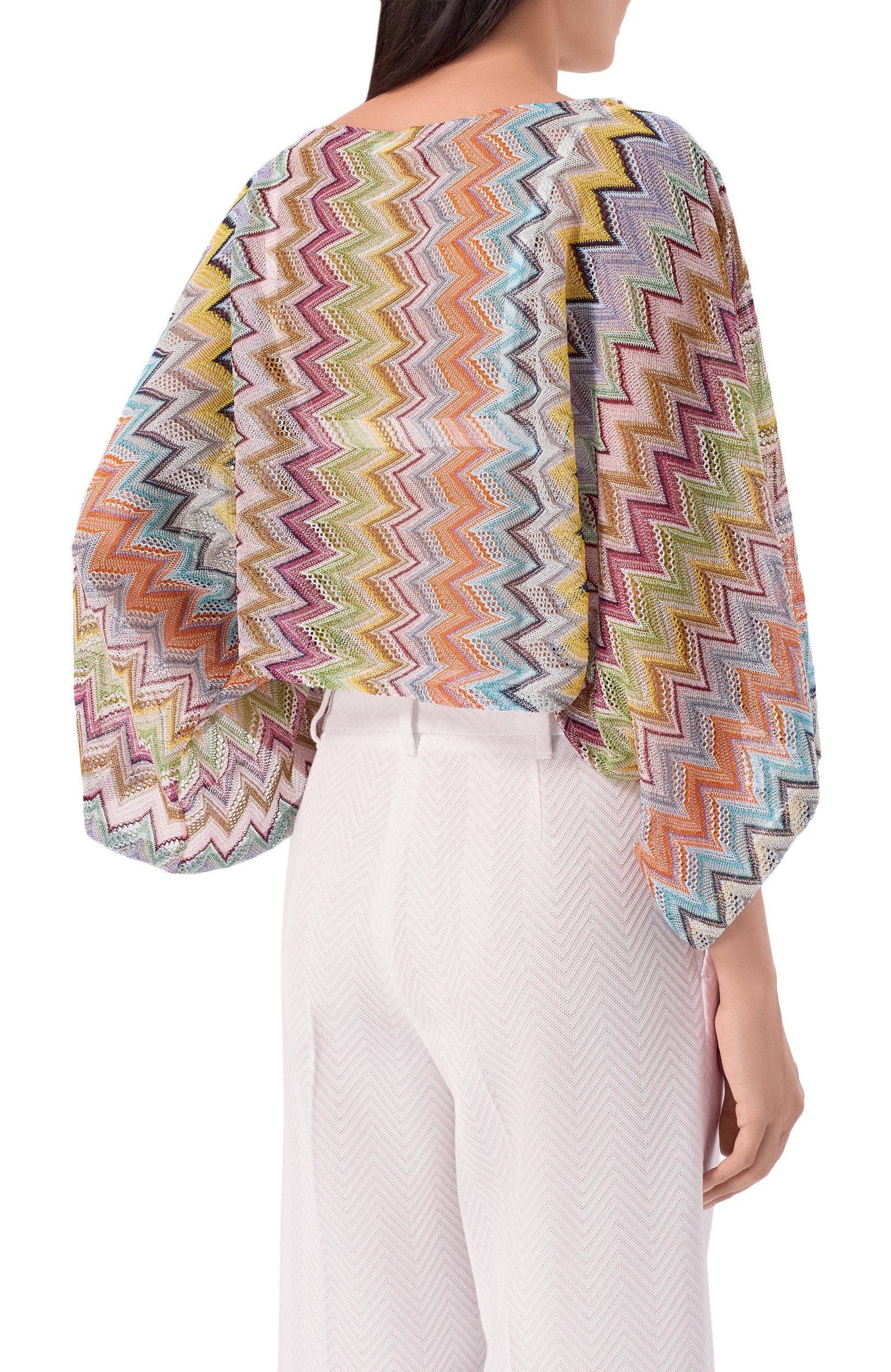 Топ MISSONI разноцветного цвета по цене 93050 руб., арт. MC26WK00/BR015Y, фото 4 Топ MISSONI, арт. MC26WK00/BR015Y, фото 4